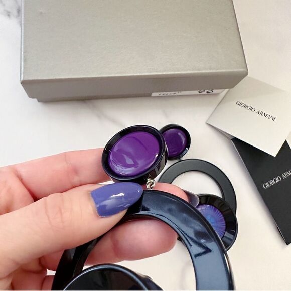 ɴᴡᴛ ɢɪᴏʀɢɪᴏ ᴀʀᴍᴀɴɪ ʀᴇᴛʀᴏ ᴏᴠᴇʀꜱɪᴢᴇᴅ ᴅʀᴏᴘ ᴇᴀʀʀɪɴɢꜱ - Picture 3 of 17